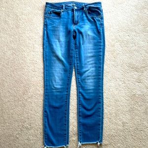 Articles of Society Jeans Skinny Cropped Raw Hem